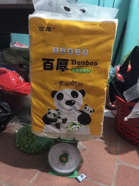 BỊCH 36 CUỘN GIẤY VỆ SINH GẤU TRÚC SIÊU DAI