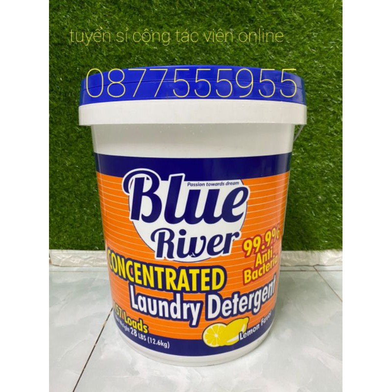 bọt giặt soda blue river 12.6kg cao cấp