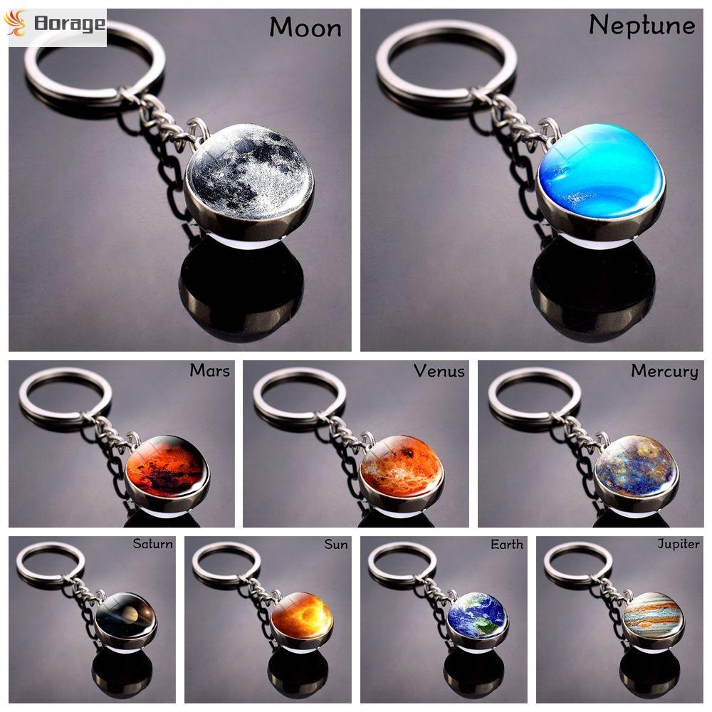 Móc Khóa Hình Cầu Galaxy Độc Đáo