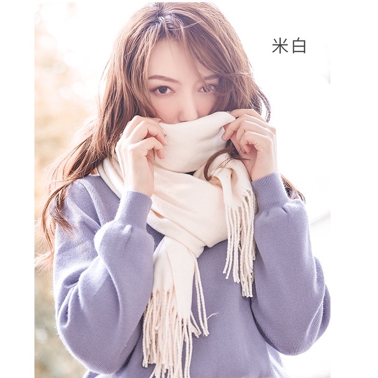 Khăn len choàng giữ ấm cashmere chất dệt mịn thời trang 2021 cao cấp