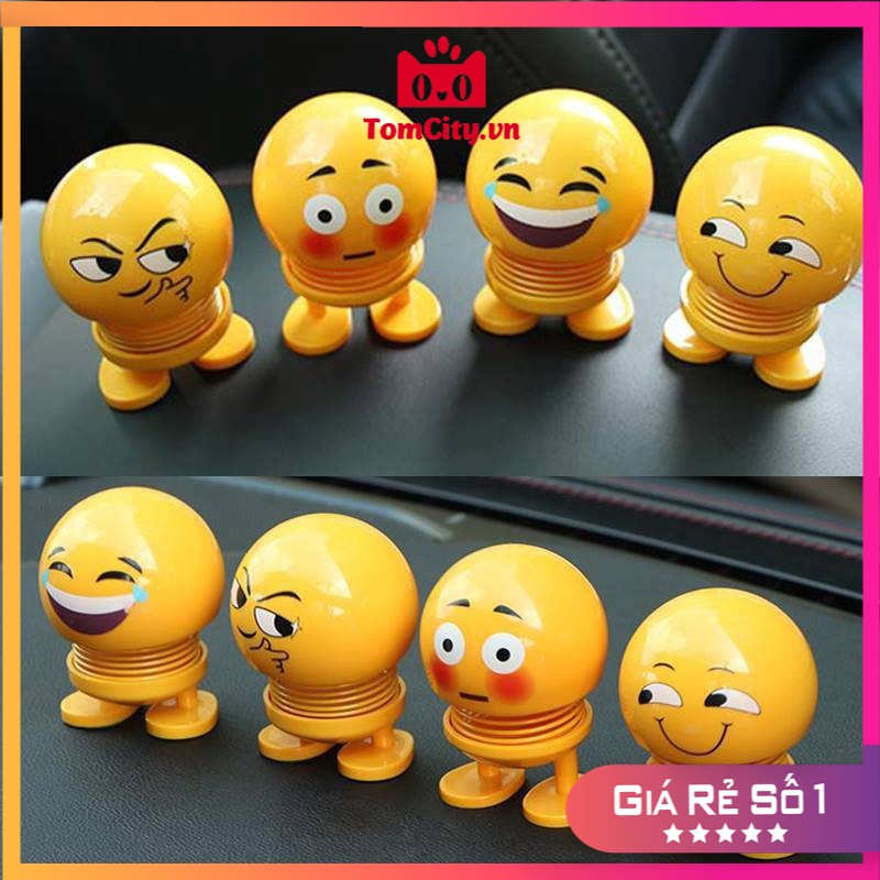 [Nhập mã TOYMAY15 giảm 15K] [HOT Có Video] Thú Nhún Emojji con lắc lò xo - Siêu Chất - Siêu Vui Emoji