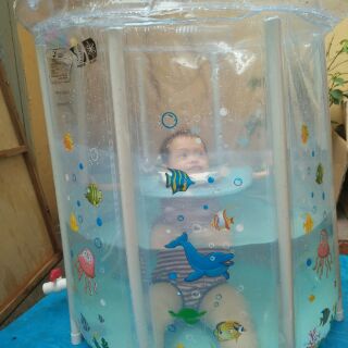 Thanh lý bể bơi phao + phao cổ