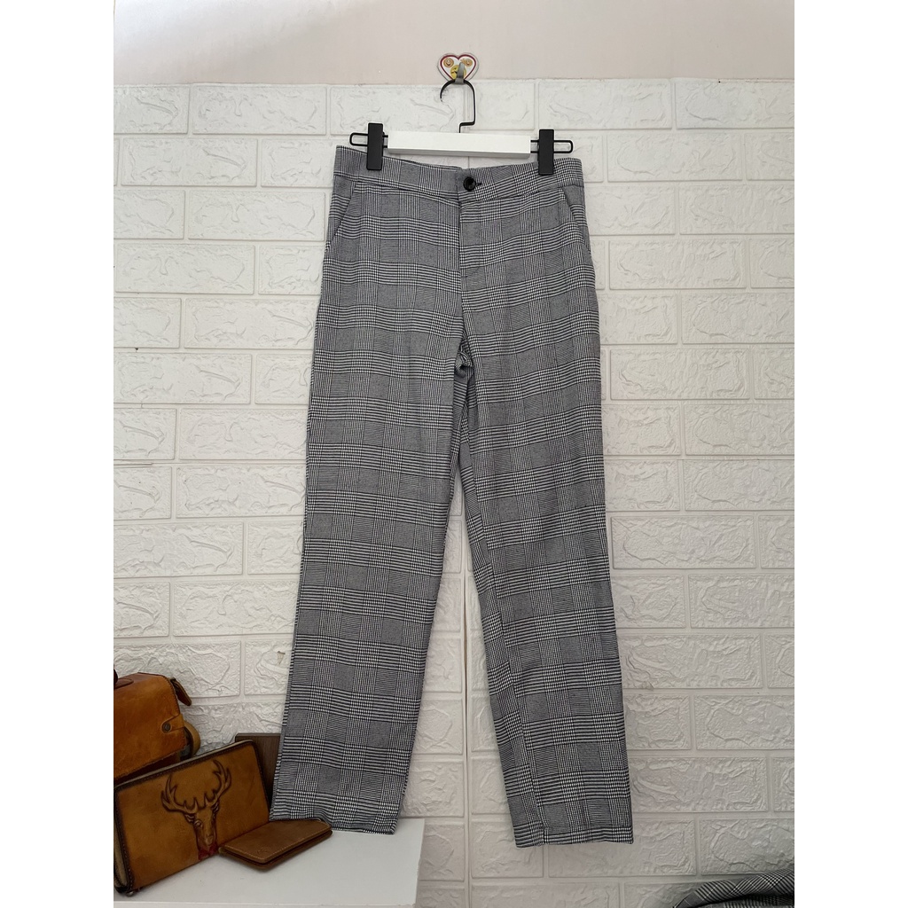 Set vest caro quần dài