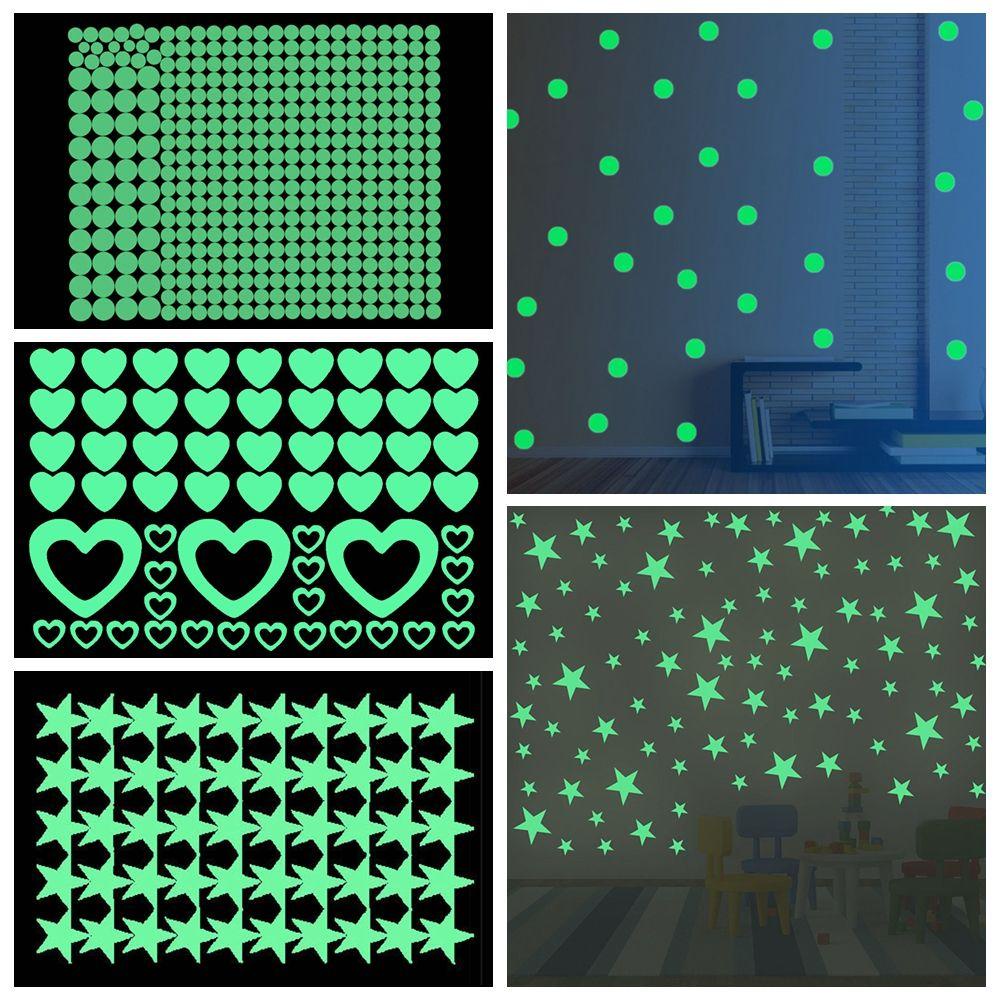 Giấy Dán Tường Dạ Quang Phát Sáng Trong Tối Trang Trí Phòng Ngủ Cho Bé