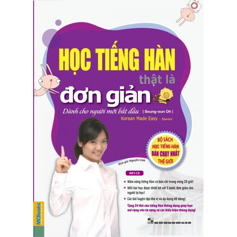 Sách - Học Tiếng Hàn Thật Là Đơn Giản Dành cho Người Mới Bắt Đầu