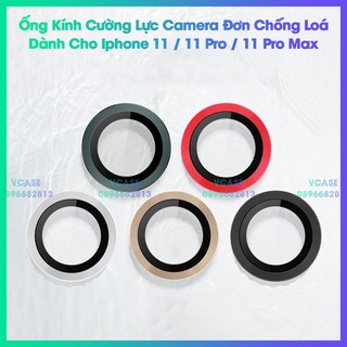 Ống Kính Cường Lực Camera Đơn Chống Lóa Dành Cho Iphone 11/ Iphone 11 pro/ Iphone 11 pro max