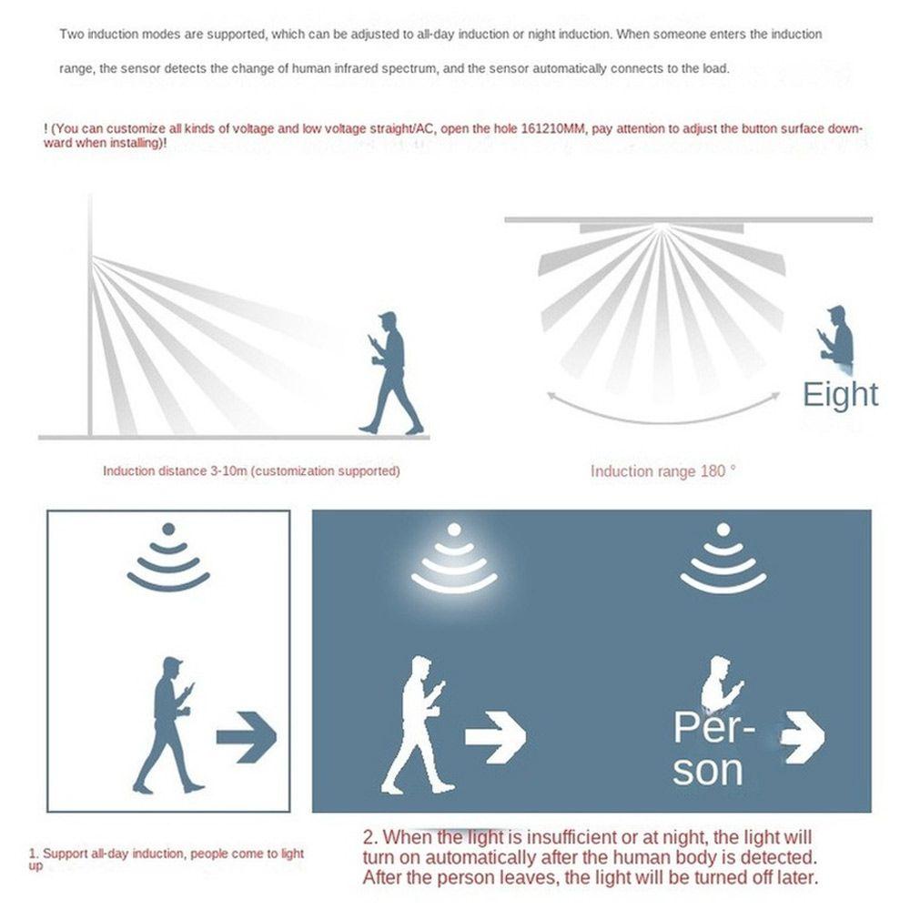 ESPO Cảm Biến Chuyển Động Hồng Ngoại PIR Cho Đèn