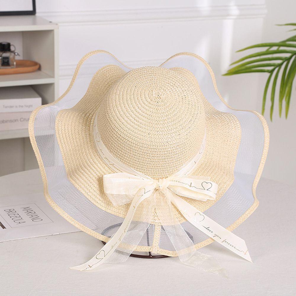 Mũ Rộng Vành Gấp Gọn Thời Trang Đi Biển Phong Cách Hàn Quốc Cho Nữ