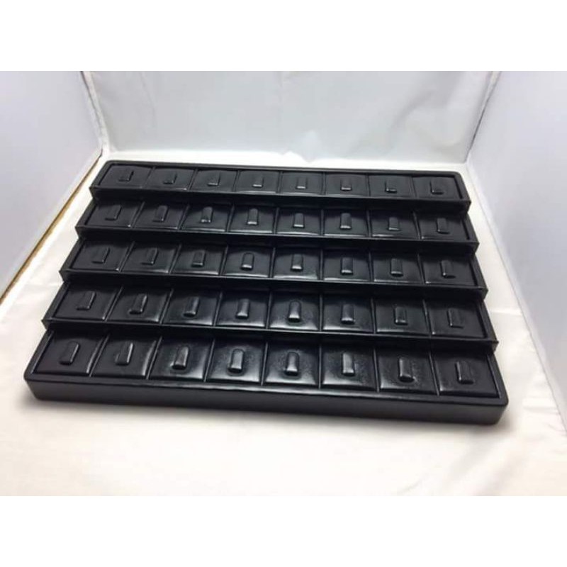 Khay Da PU Đựng Nhẫn Trang Sức, Khay Bằng, Khay 5 Cấp Cực Rẻ