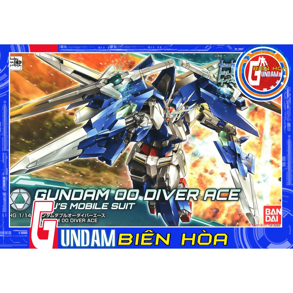 Bộ đồ chơi lắp ráp mô hình gundam 00 Diver ACE