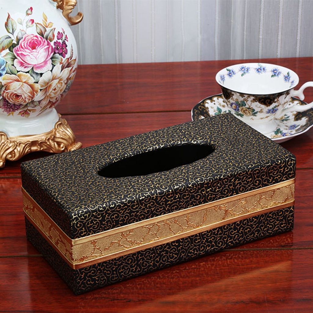 Hộp Đựng Khăn Giấy Làm Từ Da PU