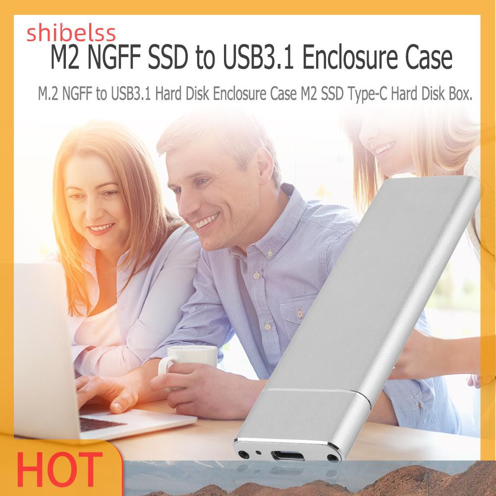 Hộp Chuyển Đổi Shibelss M.2 Ngff Ssd 6gbps Sang Usb 3.1 Type-C | BigBuy360 - bigbuy360.vn