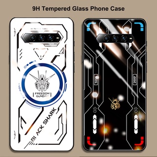 Ốp điện thoại Black shark 4 4S BlackShark 4S Pro Ốp điện thoại kính cường lực cho BlackShark 4 Ốp điện thoại cá mập đen 4 Pro 4S Pro Fun Case với màng kính bảo vệ màn hình