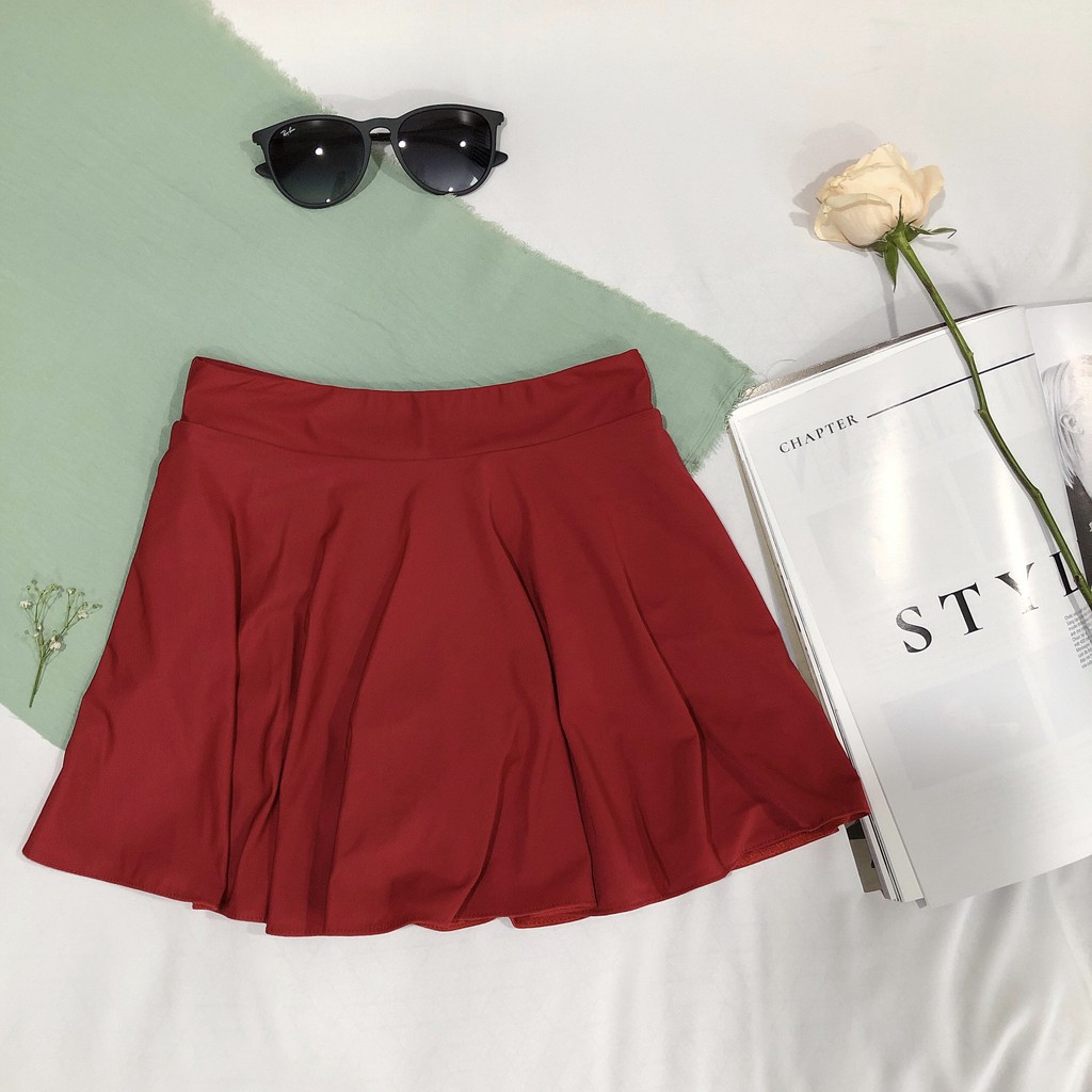 Váy bơi thời trang hàng thiết kế VIBES Reddie Swim Skirt