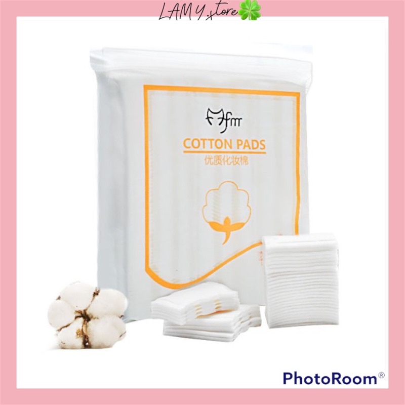 Bông tẩy trang 222 miếng 3 lớp Cotton Pads Lameila