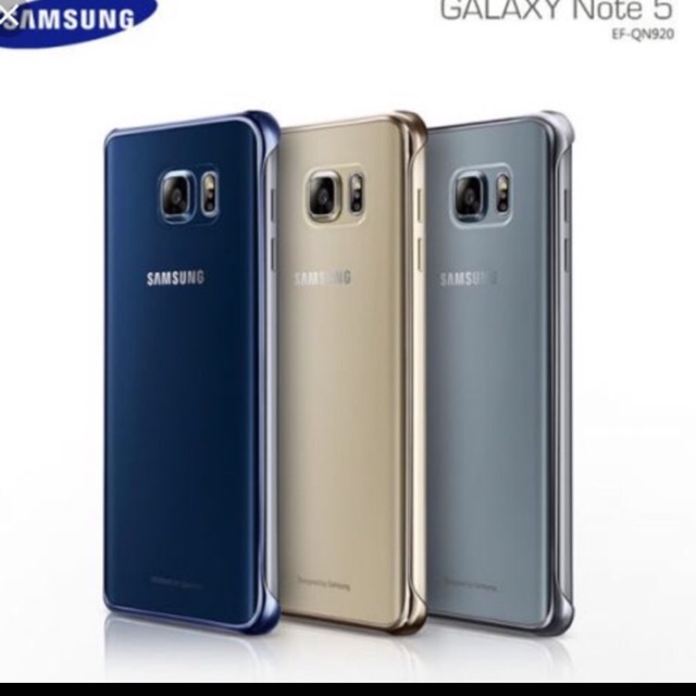 Ốp lưng clear cover cho samsung Note 5