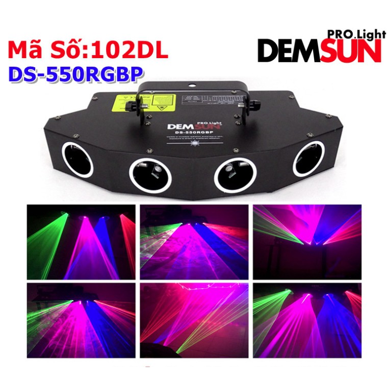 Đèn LED 4 mắt  DS-550RGBR