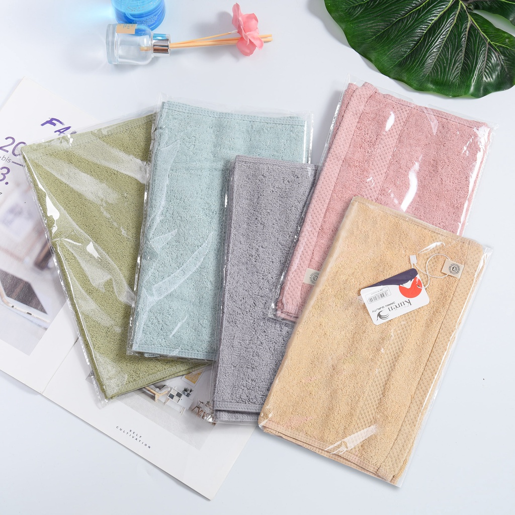 Khăn mặt cotton Dolhome mềm mại thấm hút nước không phai màu, không đổ lông, không gây dị ứng - 21600