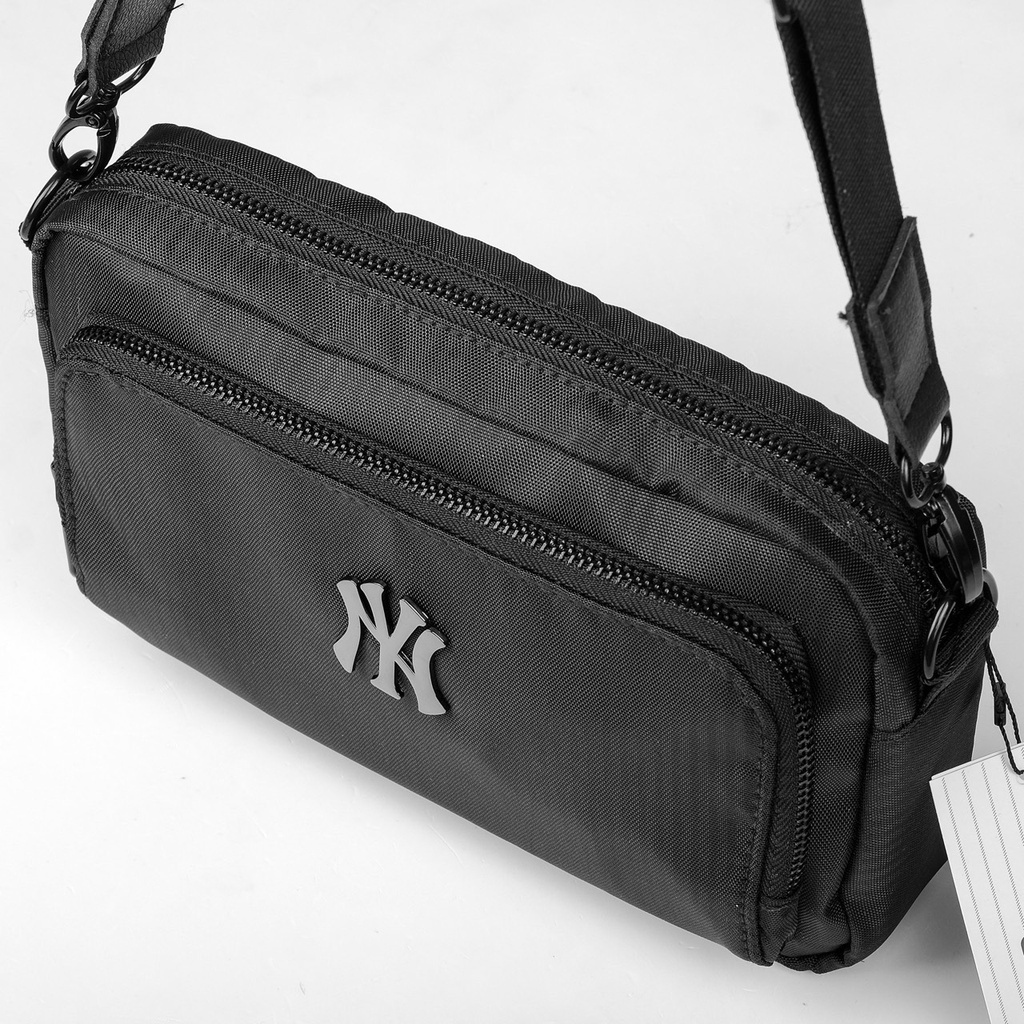 Túi Đeo Chéo MLB Mini Bag Nylon Logo Kim Loại, 2 Ngăn Tiện Lợi