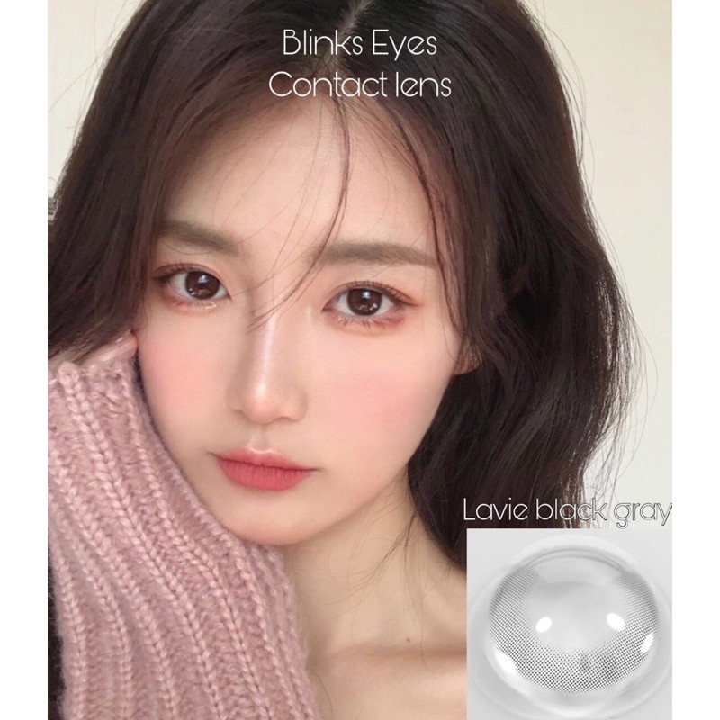 [ NEW ] LAVIE BLACK LENS( 0-8 độ ) - Kính áp tròng Hàn Quốc