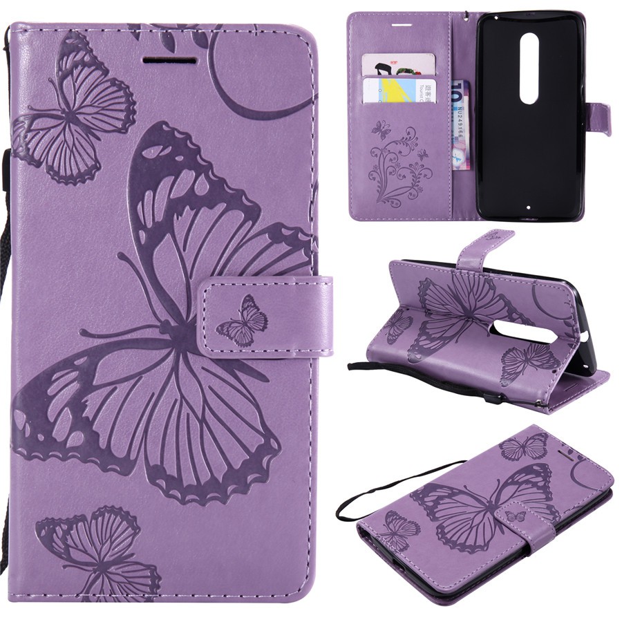 Case for Motorola Moto X Style Butterfly leather phone shell