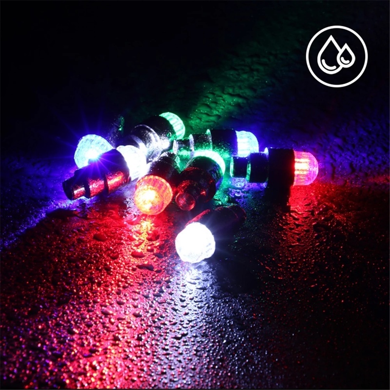 1 Đèn LED Nhiều Màu Gắn Căm Xe Đạp, Xe Máy, Xe Hơi