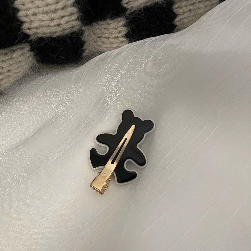 Kẹp Tóc Mỏ Vịt Bằng Acrylic Không Để Lại Dấu Vết Họa Tiết Hình Học Dành Cho Bạn Nữ