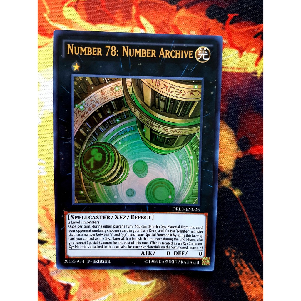 [ĐỖ LẠC SHOP ] THẺ BÀI YUGIOH -MONSTER-Number 78: Number Archive - DRL3-EN026 - Ultra