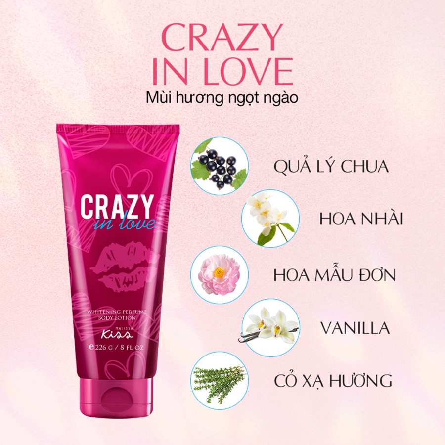 [Thái Lan] Sữa Dưỡng Thể Hương Nước Hoa -  Xịt Thơm Toàn Thân Malissa Kiss Chính Hãng