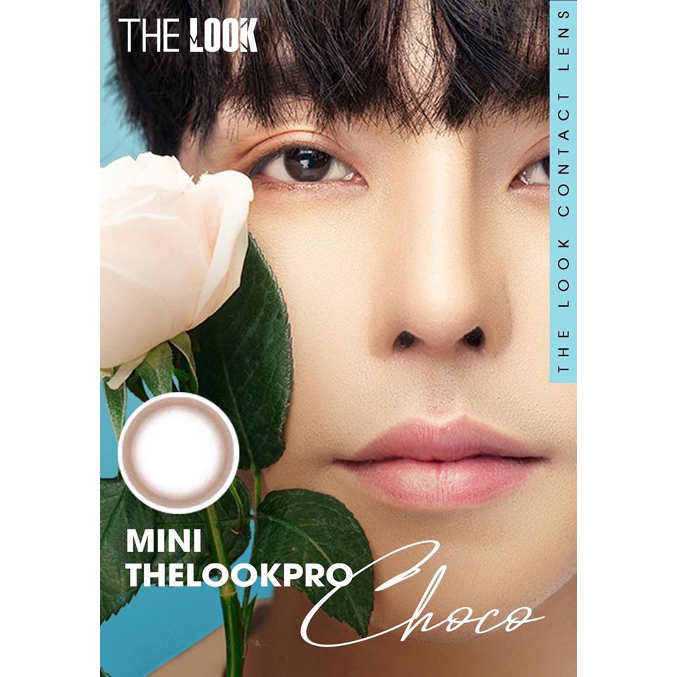 KÍNH ÁP TRÒNG NÂU ĐEN TỰ NHIÊN MINI THELOOK CHOCO /BLACK