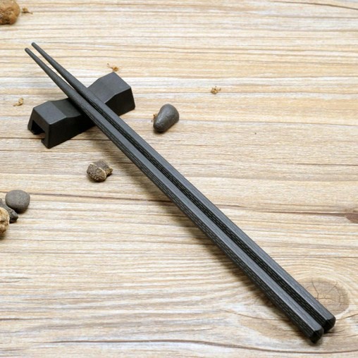 Bộ 10 đôi Đũa ăn lẩu và BBQ cao cấp kiểu Hàn Quốc đầu tròn 24cm 8030 - Chính Hãng