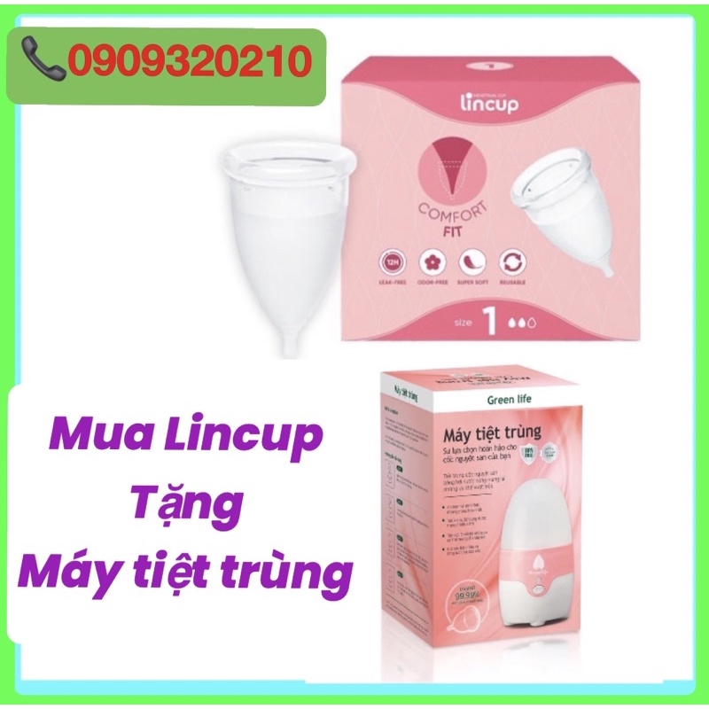 Bộ cốc nguyệt san Lincup nhập khẩu chính hãng US