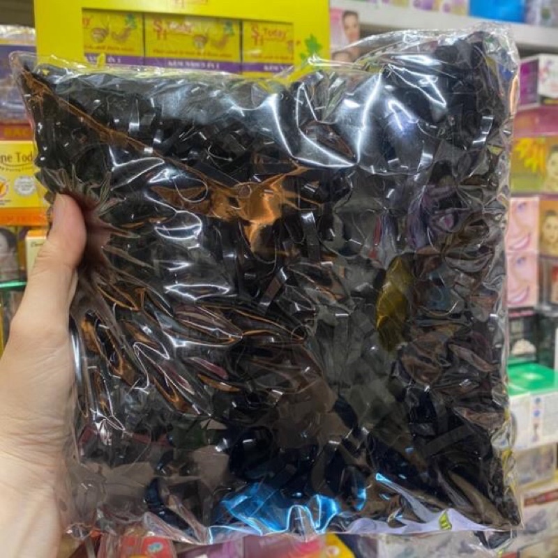 Thun Cột Tóc Màu Đen, Thun Cột Tóc Nhiều Màu Loại Tốt Siêu Dai