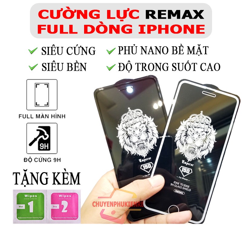 Kính cường lực iphone Remax 15D FULL MÀN ip 6/6s/6 plus/7/8/7 plus/8plus/X/XR/Xs max/11/11 Pro Max/12/12 Pro/12 Pro Max