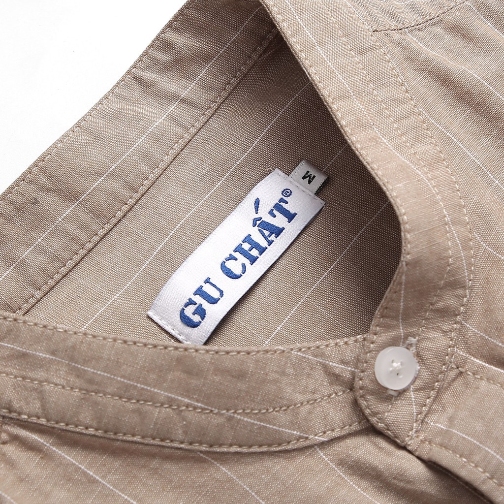 Áo Sơ Mi Nam Dài Tay GU CHẤT ,Vải Cotton Thoáng Mát, Không Nhăn, Không Bai Xù, GUSM11