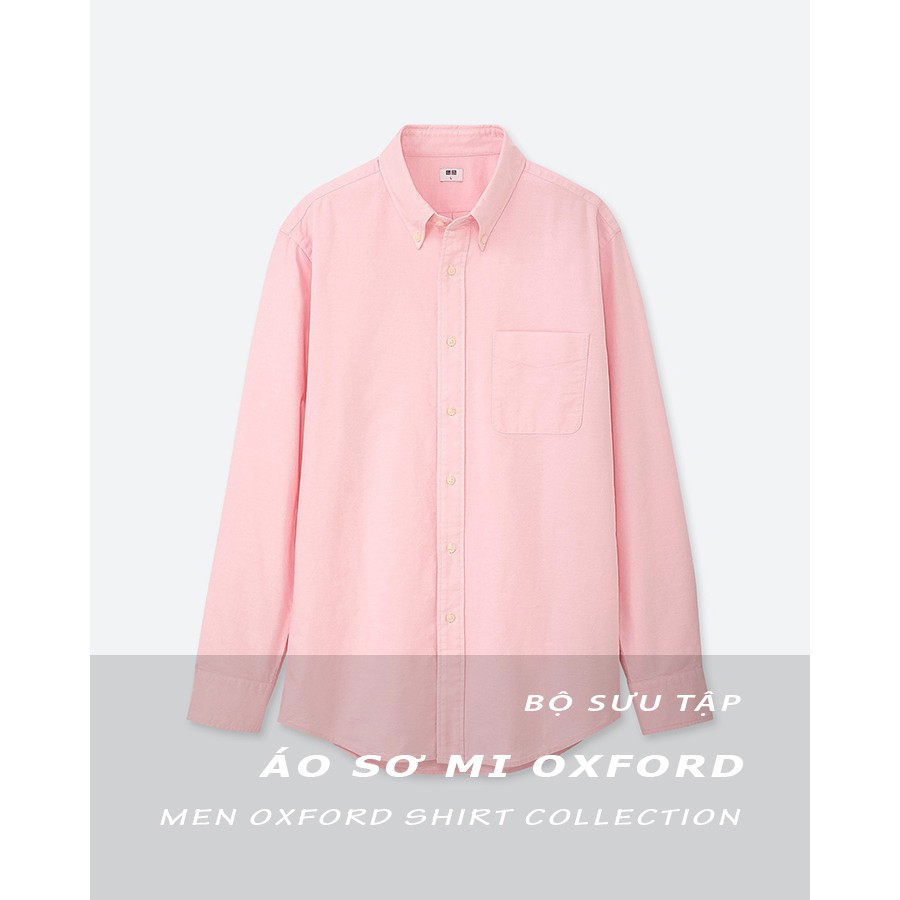 Áo sơ mi dài tay nam oxford hàng hiệu cao cấp xuất khẩu