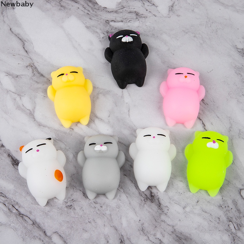 [Newbaby] Đồ Chơi Bóp Giảm Căng Thẳng Hình Mèo Dễ Thương