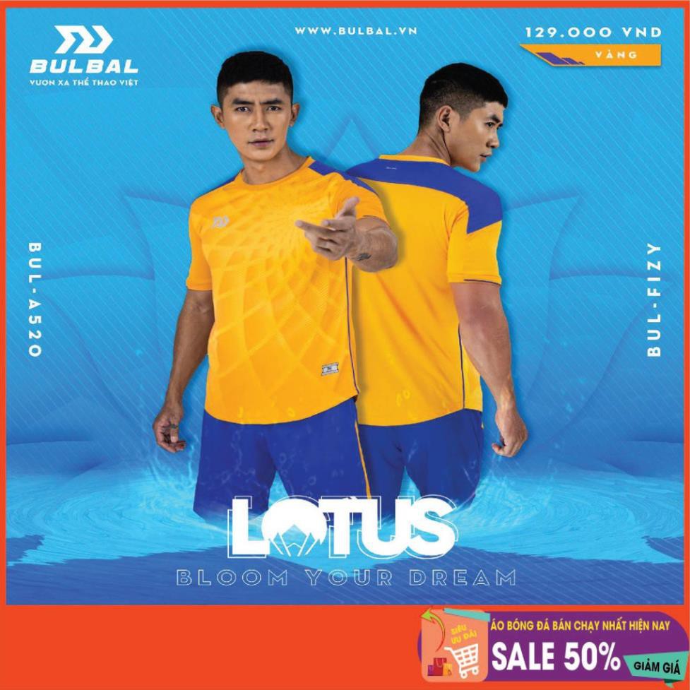 Bộ áo bóng đá không logo BulBal Lotus sẵn kho, giá tốt