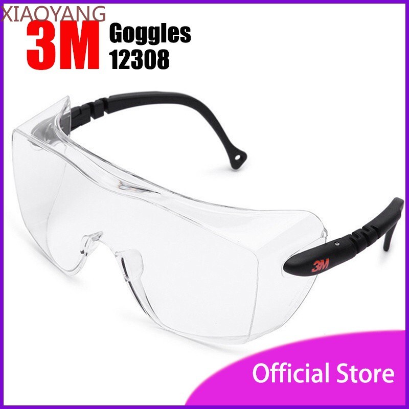 Kính bảo hộ chống sương mù trong suốt 3M 12308