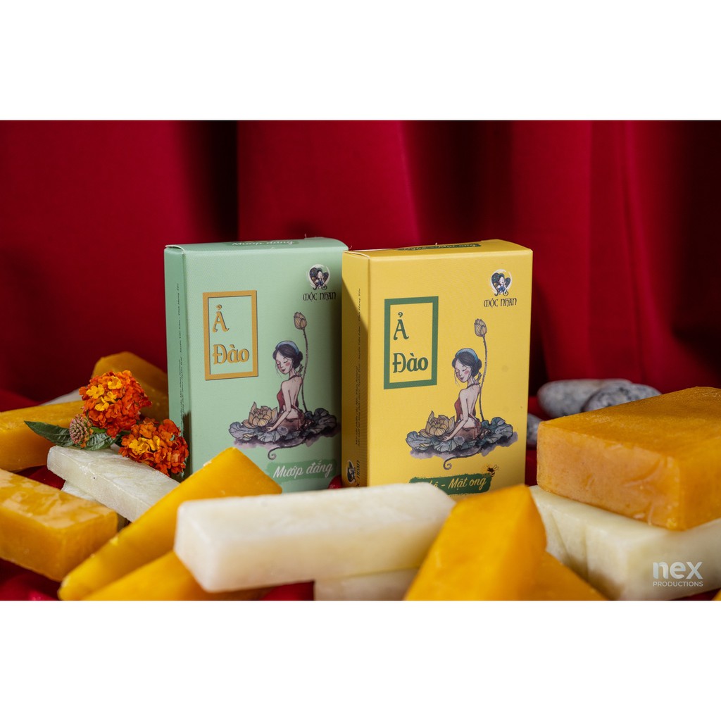 [FreeShip + Tặng Quà] Xà Bông Nghệ/Soap Mướp Đắng Tràm Trà Ả Đào 100g - Mộc Nhan Natural | BigBuy360 - bigbuy360.vn
