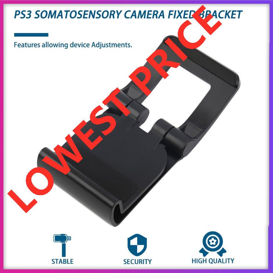 【giao hàng hôm nay>>>New Black TV Clip for Sony PS3 Move Eye Camera Mount Holder Stand Adjustable