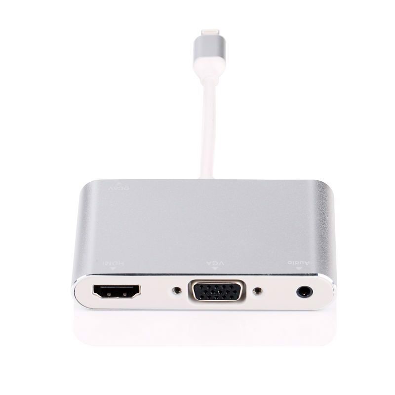 Cáp chuyển đổi Lightning ra HDMI, VGA màn hình TV cho iPhone, iPad Có AV Full 1080