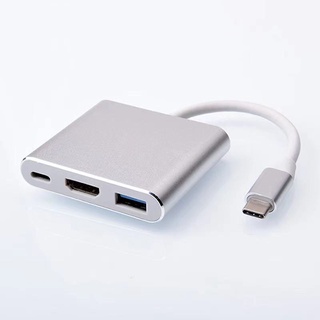 Hub Chuyển Đổi Type C Sang 3 Cổng USB 3.0, HDMI, Type C