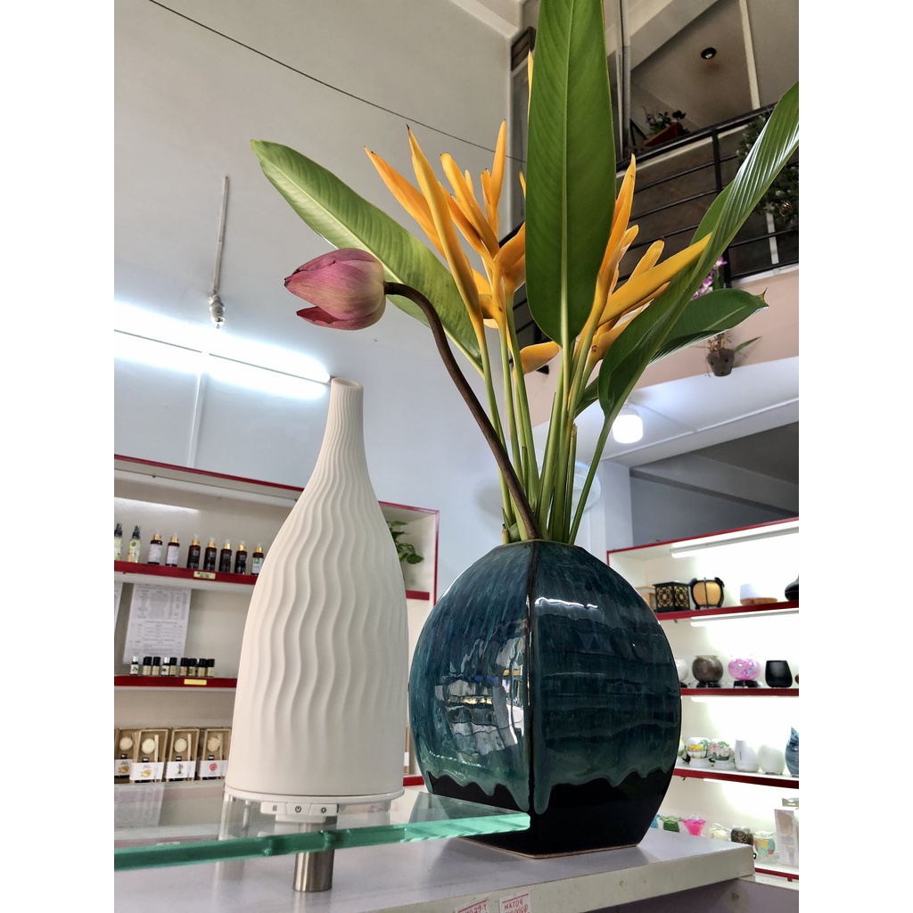 Máy Khuếch Tán Tinh Dầu Gốm Tháp Babylon MKT09 Ellestfun chính hãng
