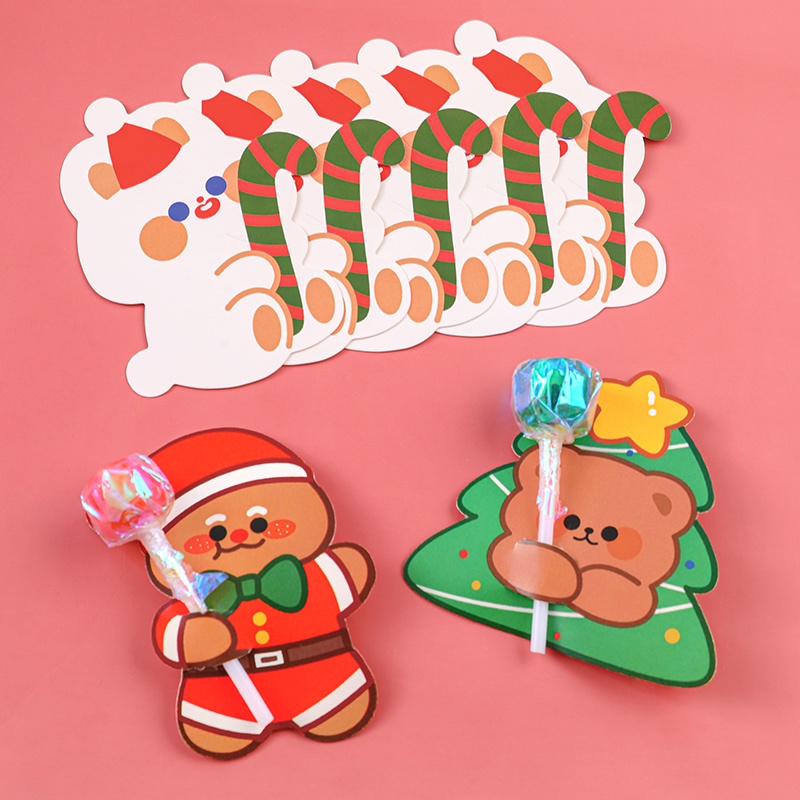 1 Kẹp Mở Giấy Note Bằng Acrylic Hình Ông Già Noel Hoạt Hình Diy