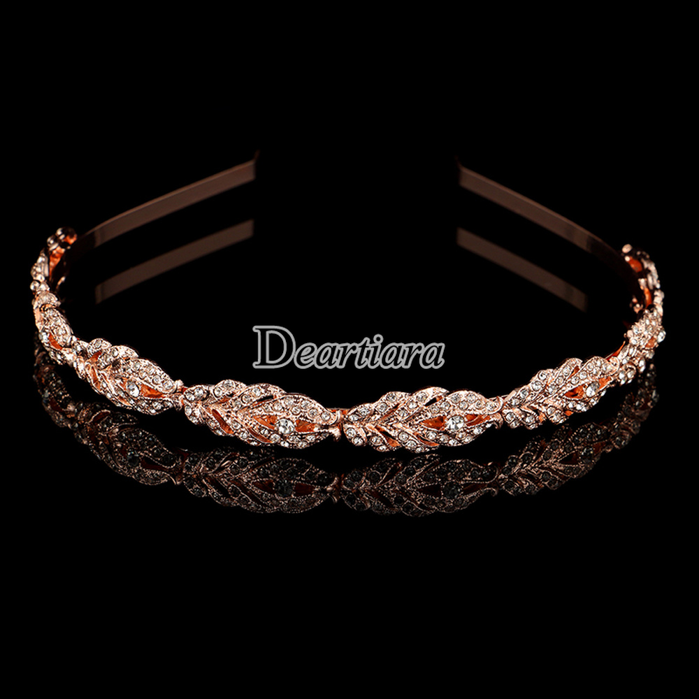 Crystal Rhinestone Headband Wedding Bridal Tiara Headwear