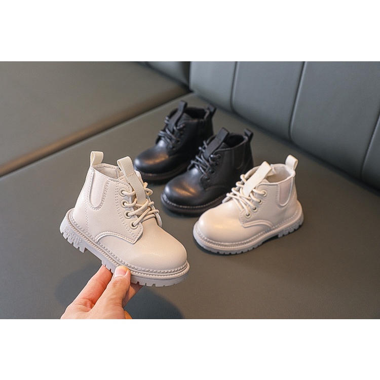 Boot Trẻ Em - Giày Bốt Cổ Cao Quảng Châu Chất Da PU Cao Cấp Cho Bé Trai Bé Gái _Boots cho bé trai