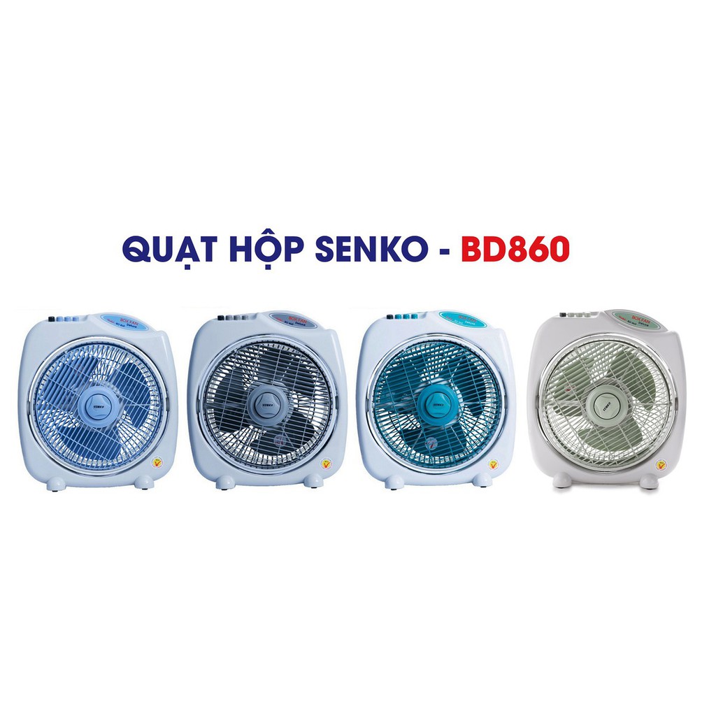 FREE SHIP  Quạt Hộp B3 SENKO BD1012 (ngã tự động tắt) BH 2 Năm