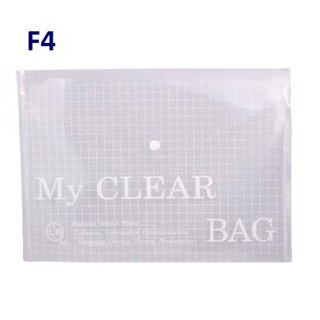 Bìa nút F4 , túi đựng hồ sơ My Clear (1 xấp = 10 cái )