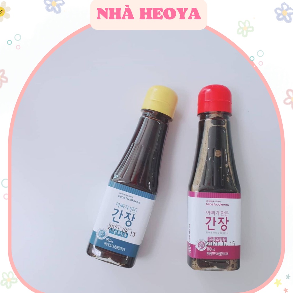 NƯỚC TƯƠNG HỮU CƠ BEBEFOOD CHO BÉ HÀN QUỐC